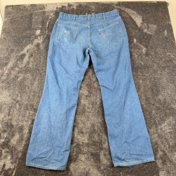 Vtg 80's Levi's Bootcut Orange Tab Denim Jeans Men's 36X36(34X29) Made In USA - Picture 11 of 15